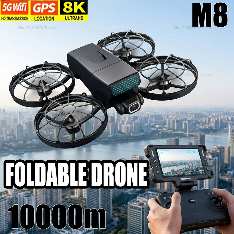 Drone Kit With Camera - Nouveaux drones M8 GPS 8K Professionnel