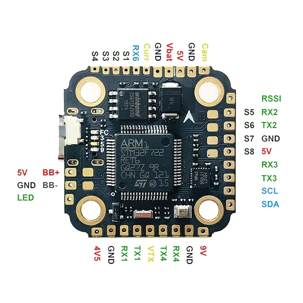 Contrôleur de vol VivaSF7 MINI - Betaflight Fc F7 avis et prix