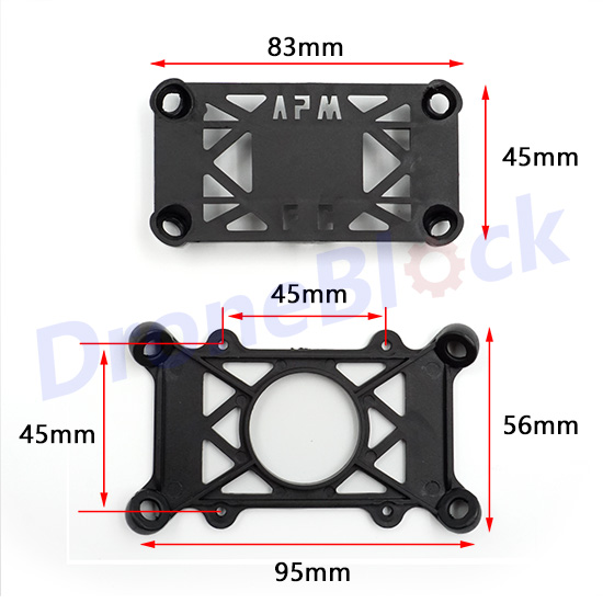 Plaque Anti-vibration RC, 2 pi - Drone Kit Hexacopter avis et prix